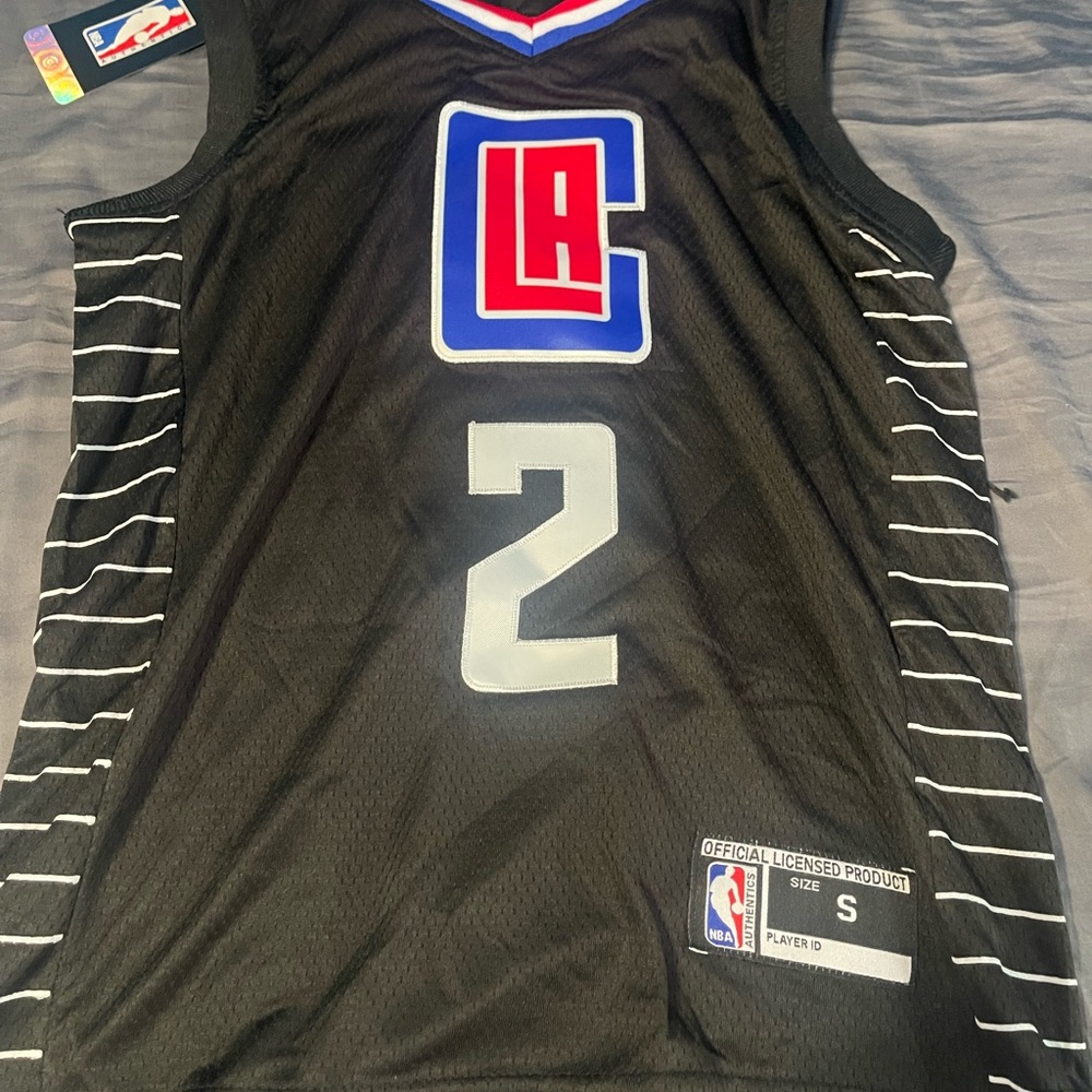 NBA Kawhi Leonard Black City Clippers Jersey Youth